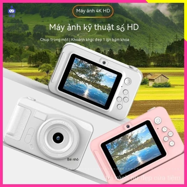 Máy Ảnh Kỹ Thuật Số 4k Camera Cao Cấp HD Selfie Card